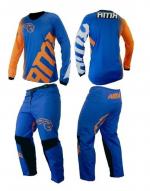 Camisa + Calça AMX Classic Extreme Infantil - Azul/Laranja