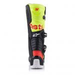 Bota Alpinestars Tech 5 Preto Vermelho Amarelo Fluo