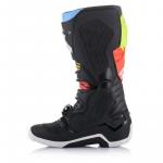 Bota Alpinestars Tech 7 Preto Amarelo Fluo Vermelho Fluo