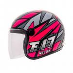 CAPACETE FLY F17 HG VELOX ROSA