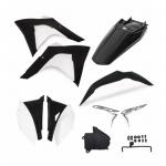 Kit Plástico Premium CRF 230 AMX - Preto (Plate Lateral Branco)