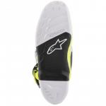 Bota Alpinestars Tech 7 Amarelo/Branco/Azul Ciano