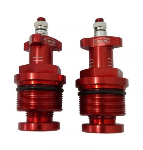 Regulador Pré-Carga Suspensão Dianteira NFS c/ Válvula de Ar CRF 250F / Tornado - Vermelho