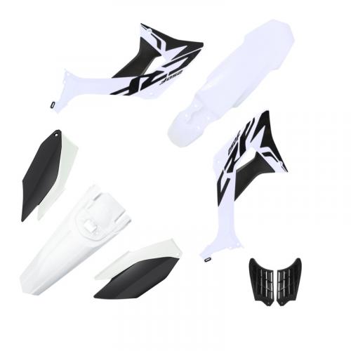 Kit Plástico Evo CRF 250F Biker - Branco (Plate Lateral Preto)