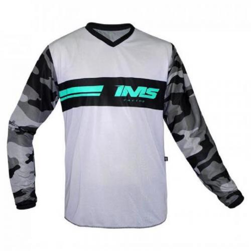 Camisa IMS Loretta Camuflada Cinza