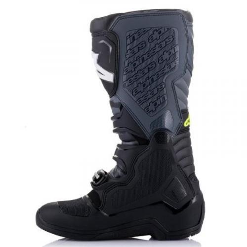 Bota Alpinestars Tech 5 Preto Cinza Amarelo Fluo