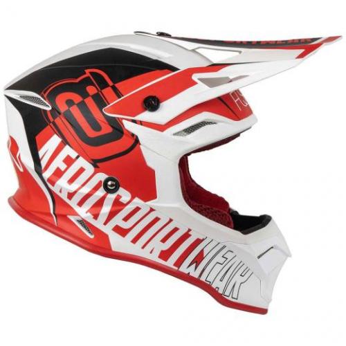 Capacete ASW Fusion 2.0 Dash Vermelho/Branco