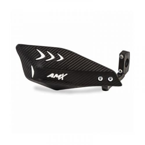 Protetor de Mão AMX Wing Carbono Preto/Branco